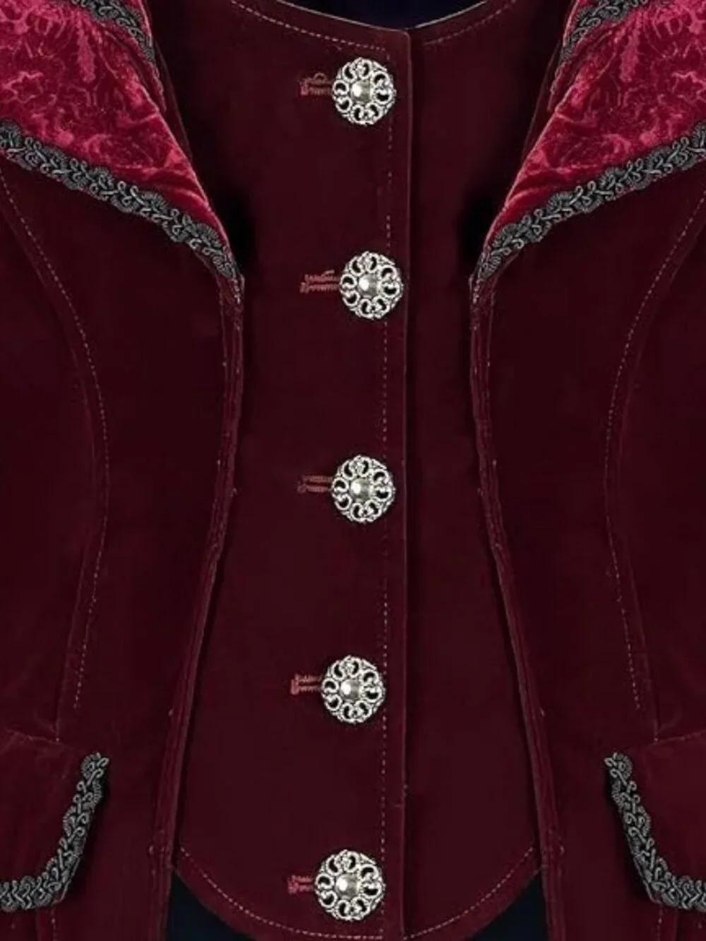 Women's Renaissance Gothic Pirate Steampunk Victorian Tailcoat Coat Jacket